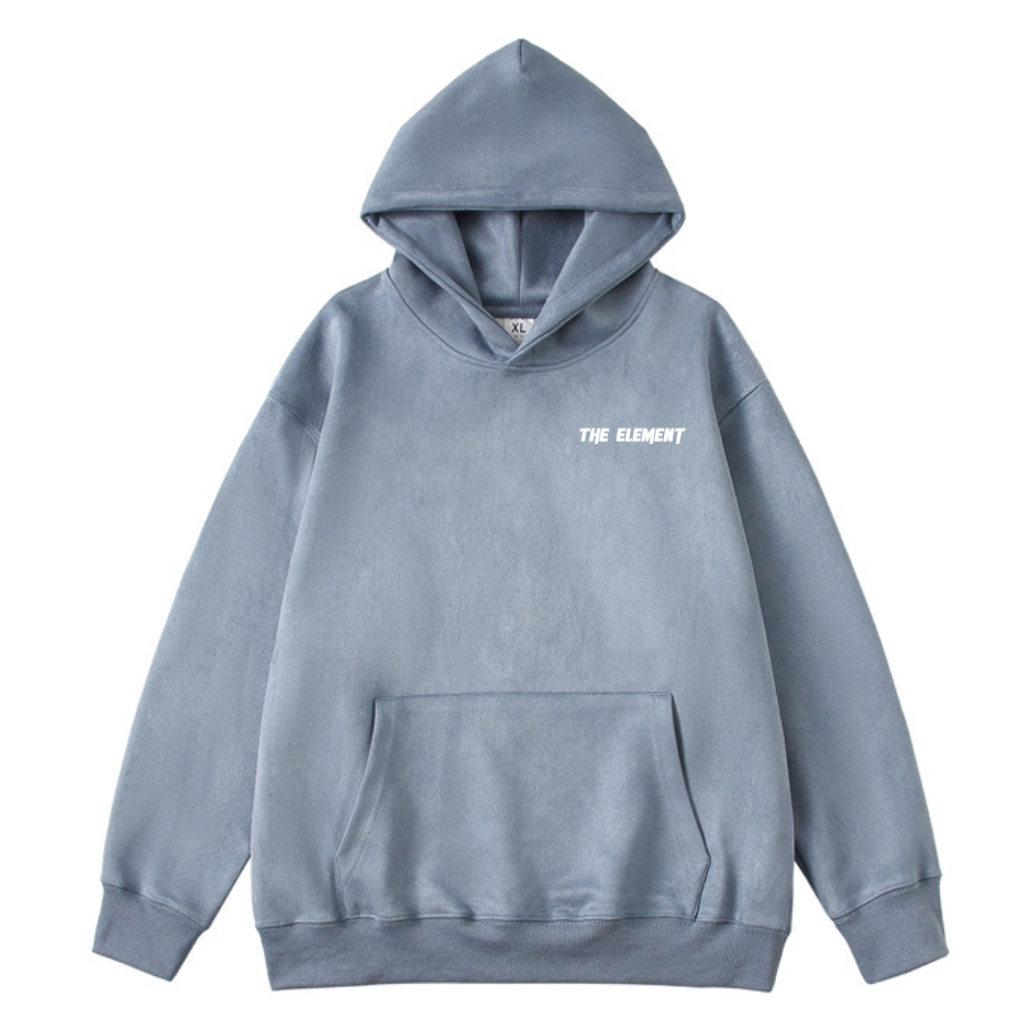 0- Suede Hoodie