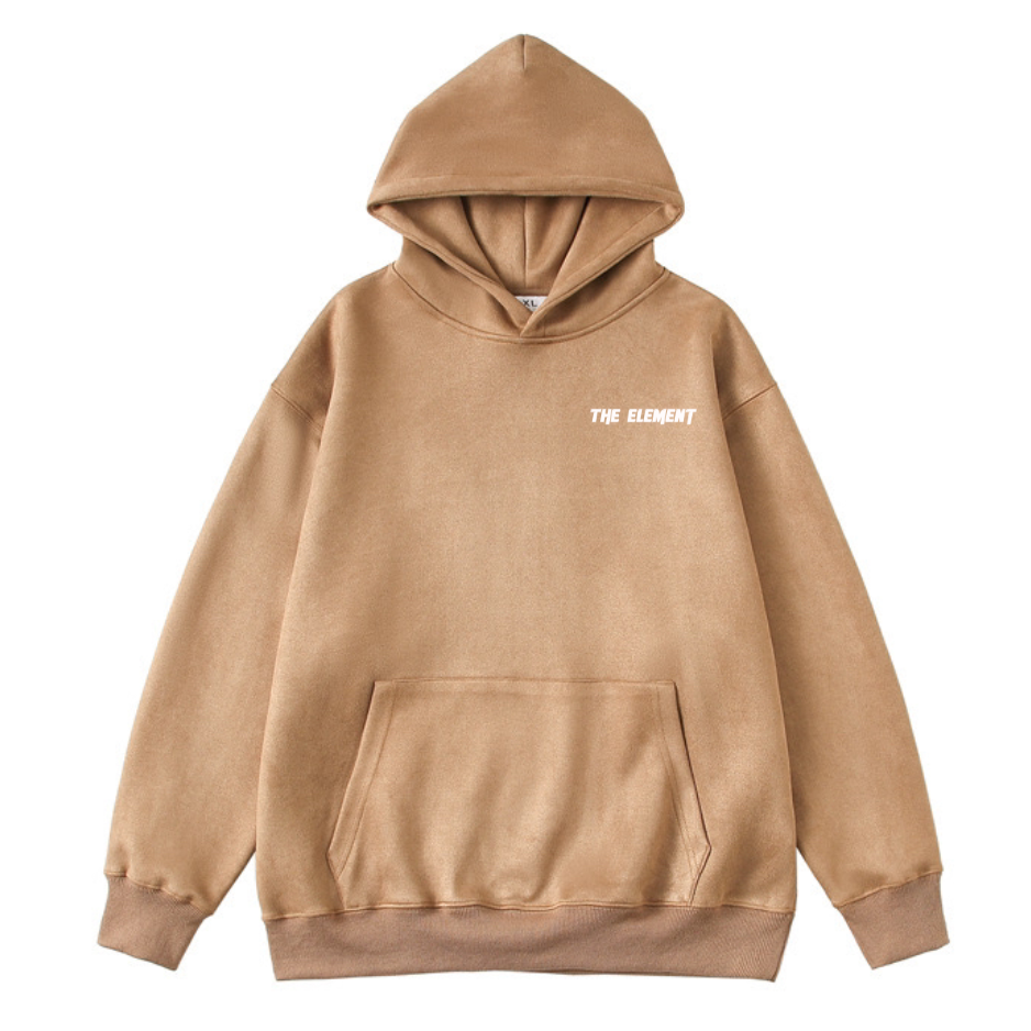 0- Suede Hoodie